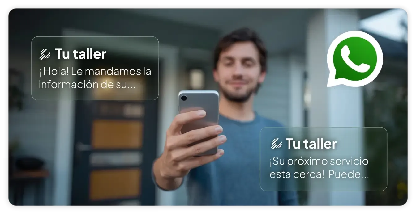 Cotización de llantas enviada por WhatsApp desde OK CAR
